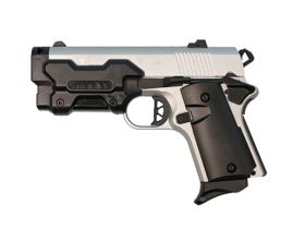 Double Bell AM45 Vorpal Bunny Gas Blowback Pistol (Silver/Black - Metal - 796-2)