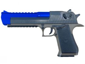 Desert Eagle 50AEF (BLUE - Rail - Tan Body - Cybergun - 950112)